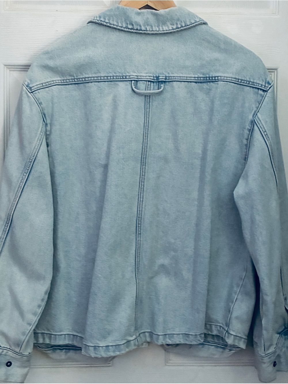 Zara Light Wash Utility Denim Jacket - Picture 2 of 7